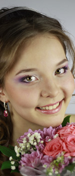 Фото макияжа на выпускной, макияж для выпускницы от профессионального визажиста, мастера по причёскам Елены Кораблёвой (Москва)